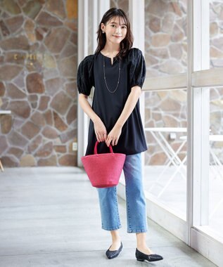 Tiaclasse 【新色追加】テーパードコロールバッグ ピンク