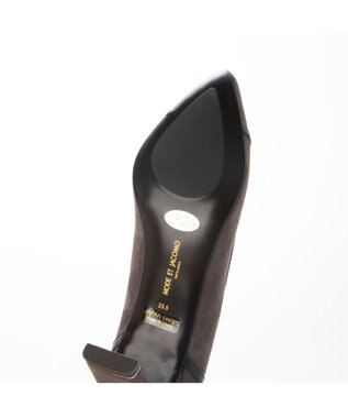 MODE ET JACOMO <MODE ET JACOMO>異素材コンビポインテッドトゥパンプス グレースエード