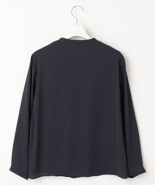 J.PRESS LADIES ジョーゼット カットソー ネイビー系