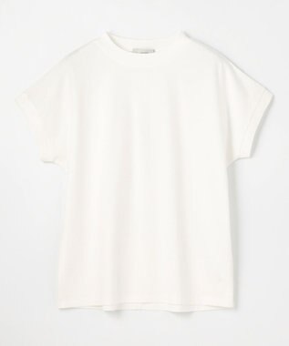 ANY 【UVケア/接触冷感】モックネックフレンチスリーブＴシャツ オフ