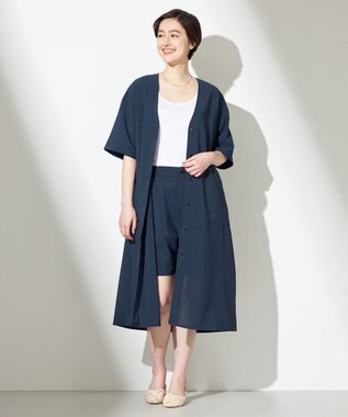 HELLY HANSEN 【速乾・UVカット】ショートスリーブマリンリゾートワンピース ディープネイビー