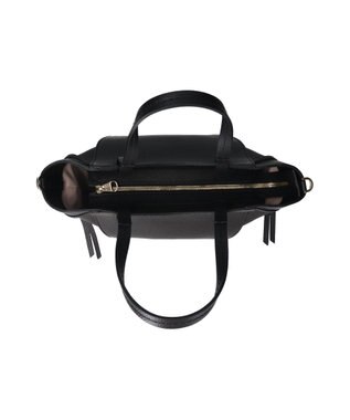 INTER-CHAUSSURES 【LORISTELLA】レザーミニトートバッグ ブラック