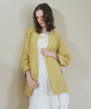 YECCA VECCA シアーテーラードジャケット