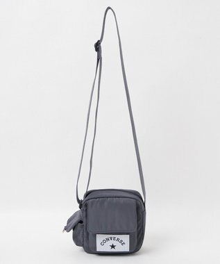 WEGO 【CONVERSE/ユニセックス着用ITEM】別注CONVERSEミニショルダーバッグ グレー