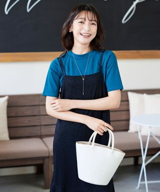 Tiaclasse 【新色追加】テーパードコロールバッグ ホワイト