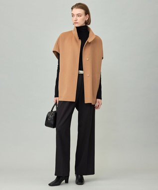 ICB L WoolRever  スタンドカラージレ キャメル系
