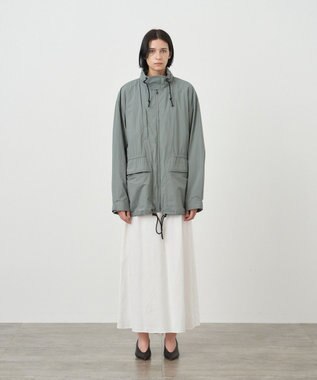 ATON VISCOSE CLOTH | バックフレアスカート WHITE