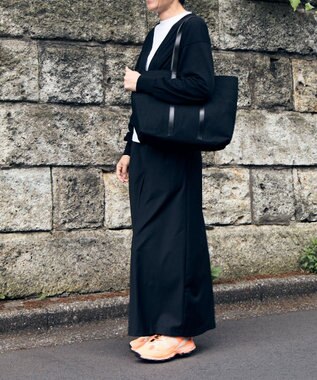 ACE BAGS & LUGGAGE UNTRACK PARK/TC コットン 横型トートバッグ M 60062 アントラック ブラック