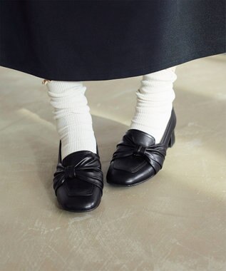 Tiaclasse 【安田美沙子さん着用】リボンローファー ブラック