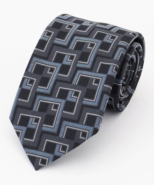  【LEON 11月号掲載】ジオメトリックジャガード　ネクタイ