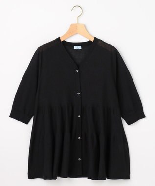 組曲 L 【先行予約】シアーニット　ティアードカーディガン