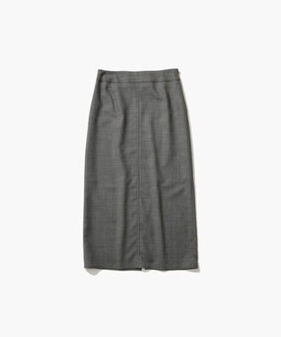 ATON TECHNO WOOL ETERMIN | ペンシルスカート CHARCOAL TOP