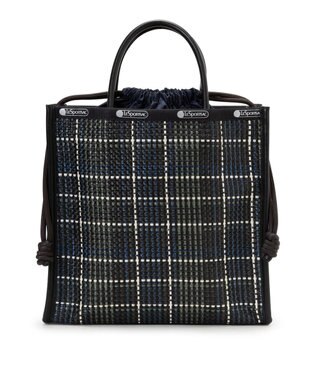 LeSportsac WOVEN MED DRAWST TOTE/マルチメッシュノワール マルチメッシュノワール