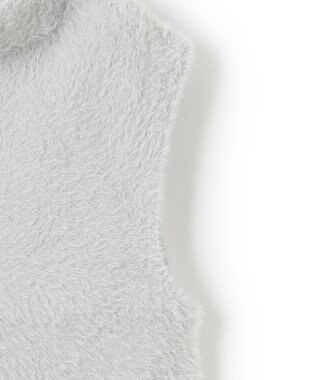 ICB ヘアリーショートジレ ライトグレー系