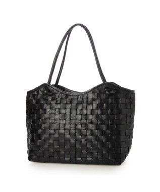 UNBILLION ピークスピーク PEAKS PEAK / 牛革レザーメッシュトートL ブラック