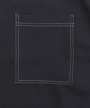 WEGO 【ユニセックス着用ITEM/MLサイズ展開】カラーステッチシャツジャケット ブラック