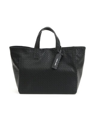 UNBILLION カシュカシュ cachecache / メッシュエンボスA4ショッパートート ブラック