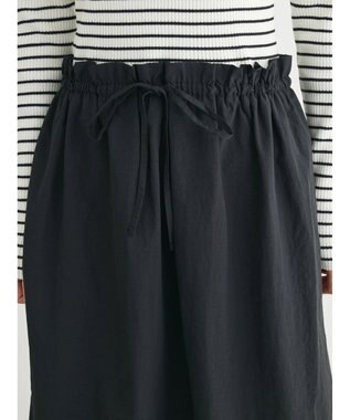 Green Parks ドッキングニットワンピース Black