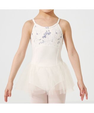 Chacott スカート付レオタード オフホワイト