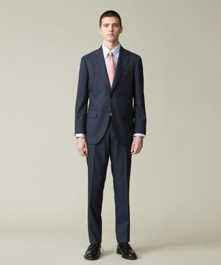 J.PRESS MEN 【ESSENTIAL CLOTHING】インディゴルック マイクロヘリンボーン スーツ ダルブルー系1