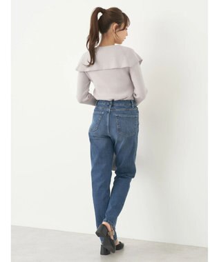 earth music&ecology ＢＩＧカラーニットプルオーバー Light Gray