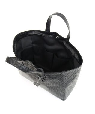 UNBILLION カシュカシュ cachecache / メッシュエンボスA4ショッパートート ブラック