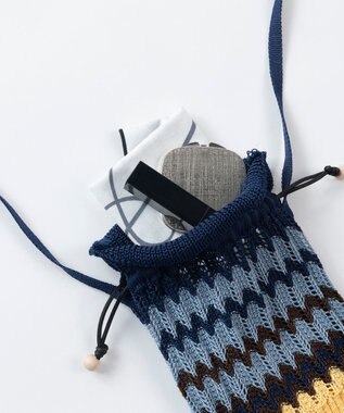 TRICOTE 【サステナブル】enショルダーバッグ 39NAVY