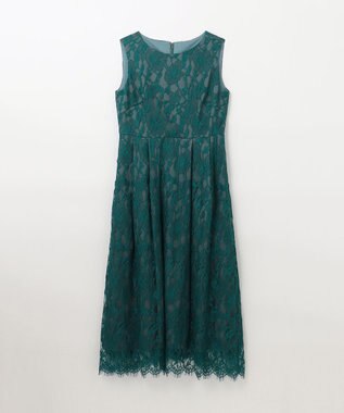 GRACE CONTINENTAL リバーレースタックドレス