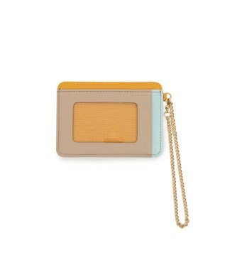 LANVIN en Bleu リュクサンブールカラー 単パスケース マスタード