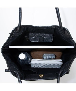 UNBILLION ピークスピーク PEAKS PEAK / 牛革レザーメッシュトートL ブラック