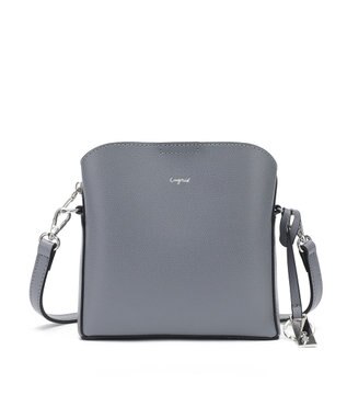 style code 【Ungrid/アングリッド】【WEB限定商品】キーリングチャーム付　ミニショルダーバッグ ブルーグレー