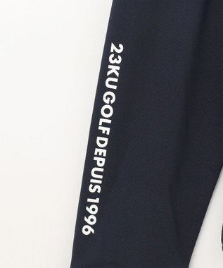 23区GOLF 【WOMEN】ソフトクール ハーフジップ ネイビー系