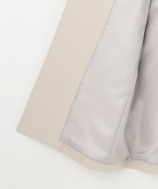 J.PRESS LADIES ショートビーバー スタンドカラー コート ベージュ系