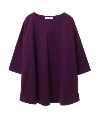 Green Parks インド綿 BIGサイズブロックロゴ半袖プルオーバー Purple