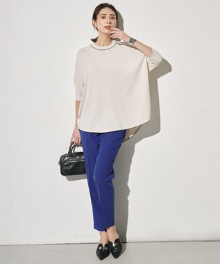 ICB 【WEB限定カラーあり】FluidBackSatin ドロストパンツ ロイヤルブルー