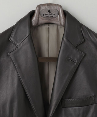GOTAIRIKU 【シープレザー】テーラードジャケット ブラック系