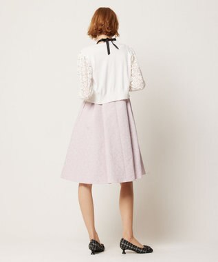 TOCCA 【洗える！】GENIUS OF LACE カーディガン オフ系