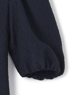 23区 S 【APPLAUDIR】マトラッセジャカード フレアドレス ネイビー系