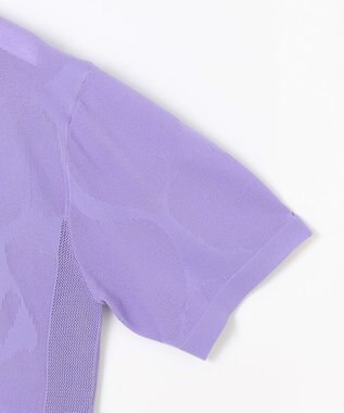 PW CIRCULUS 【手洗い可能】【MEN】アニマルドットニットモック ゴルフ パープル系