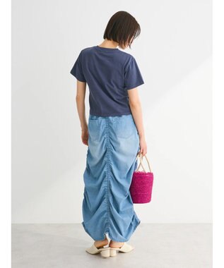 Green Parks ・Ｄｏｕｂｌｅ　Ｆｌａｇｓウ゛ィンテージライクプリントＴ Navy