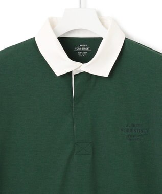 J.PRESS YORK STREET 【UNISEX】オーバーシルエットラガーシャツ ダークグリーン系