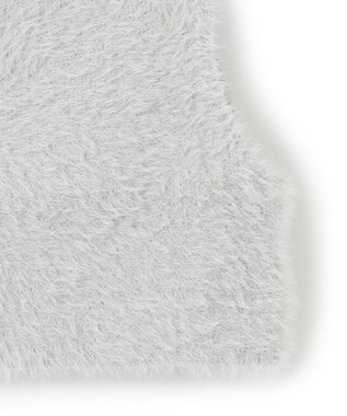 ICB ヘアリーショートジレ ライトグレー系