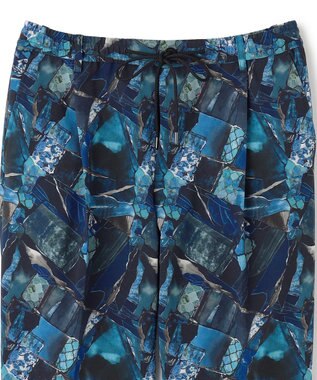 JOSEPH HOMME 【新柄】テクノボイルストレッチ ドロスト付きワイドテーパードパンツ / TEDDY CONVERTIBLE ブルー系5