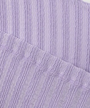 組曲 KIDS 【80-100㎝】レースカットソーコンビ チュニック ラベンダー系