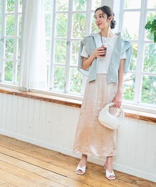 WEGO 【洗える/SML】コンパクトリブT ホワイト