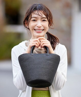 Tiaclasse 【新色追加】テーパードコロールバッグ ブラック