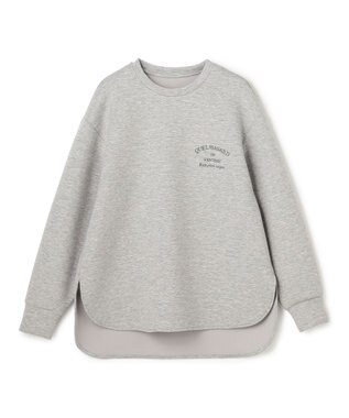 UNFILO BEAUTY FORM JERSEY 刺繍ロゴ プルオーバー TOPグレー