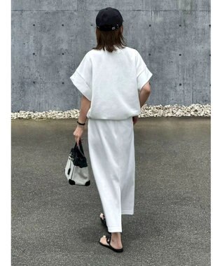 Green Parks 裾ドロストポンチプルオーバー Off White