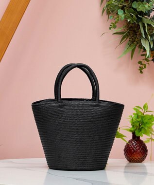 Tiaclasse 【新色追加】テーパードコロールバッグ ブラック