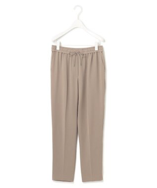 ICB 【洗える】 ライトダブルクロス ドロストパンツ ライトモカ系